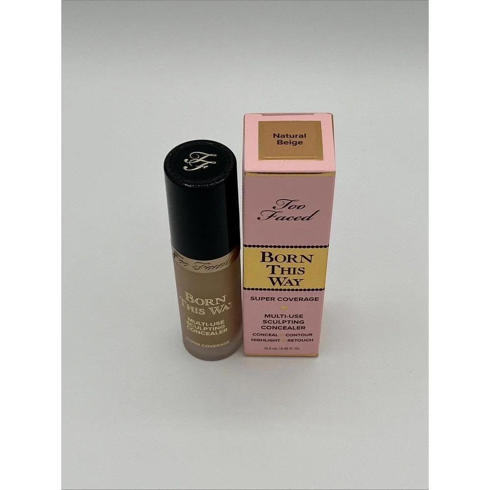 Too Faced Born This Way Super Coverage Sculpting Concealer Natural Beige 0.45oz